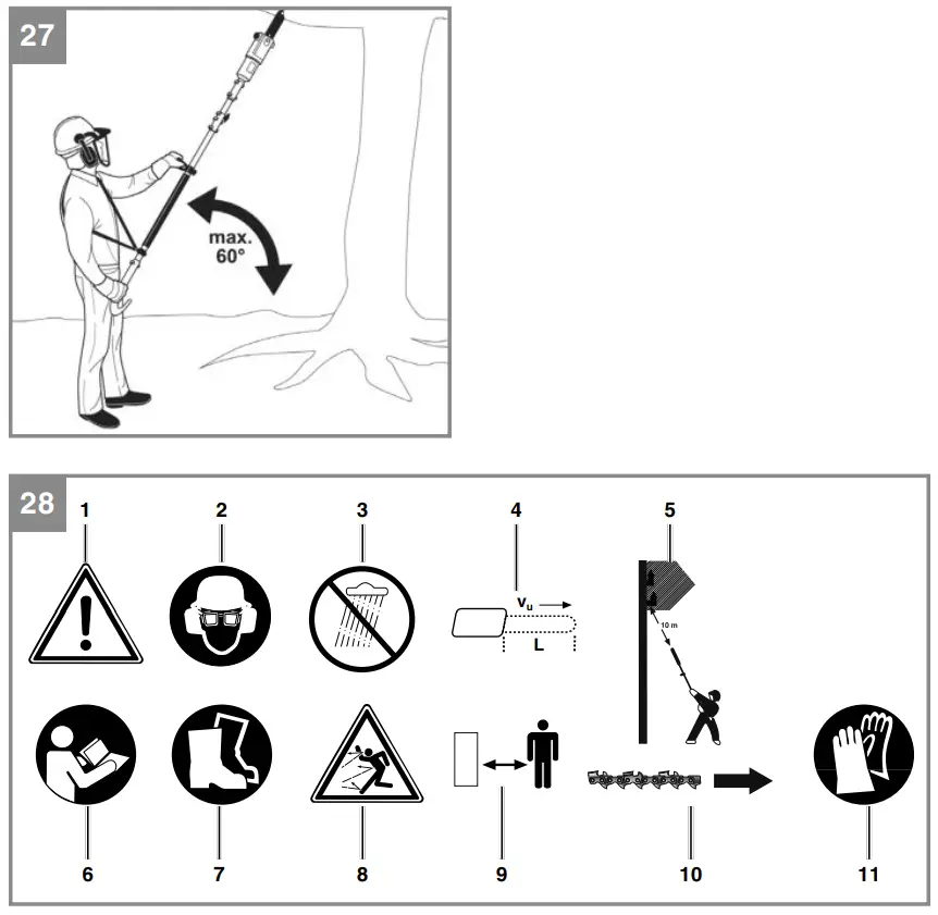 Einhell GE-LC 18 Li T Cordless Pole Mounted Pruner - fig5