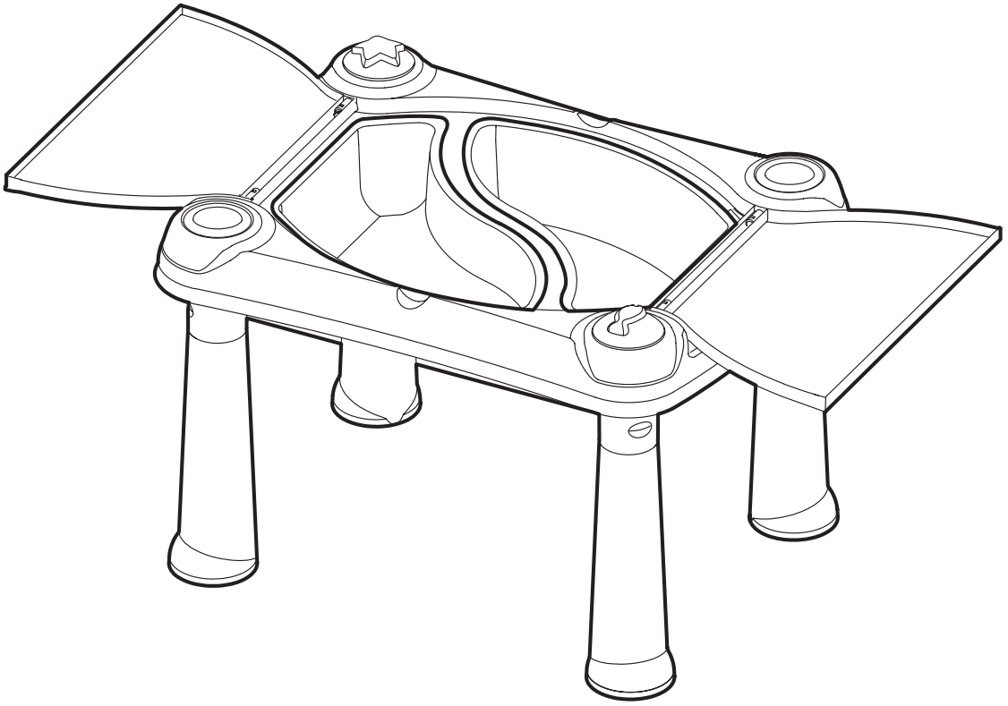 KETER 15 5 CREATIVE FUN TABLE