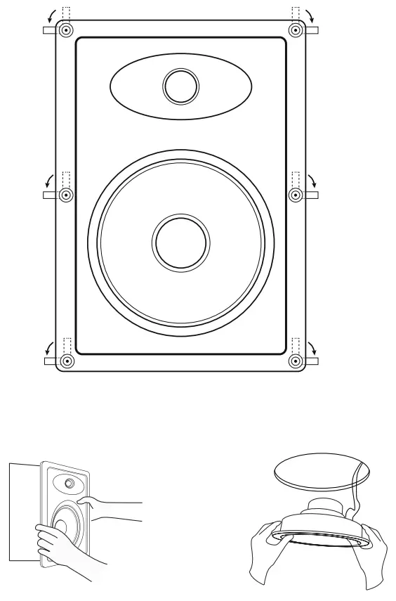 soundavo SD 6S-ALU In Ceiling 6 5 Inch Aluminum Cone Speaker - fig 4