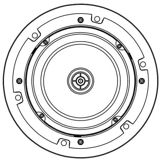 soundavo SD 6S-ALU In Ceiling 6 5 Inch Aluminum Cone Speaker