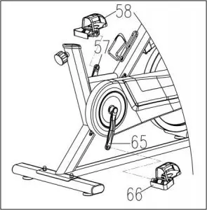 FIG 10 The pedals are marked