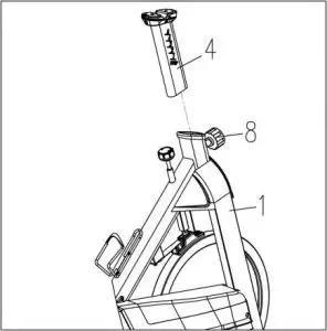 FIG 11 Slacken the adjusting knob
