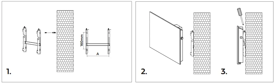 namron 5401394 400W Panelovn Zigbee Matt Sort-fig7