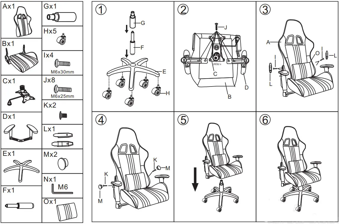 SB Supply Gamming Chair