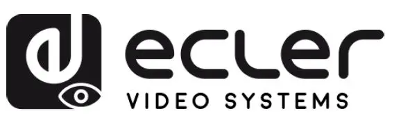 ecler VEO-XPS43 HDMI Extenders 4K Single Cat.6 logo