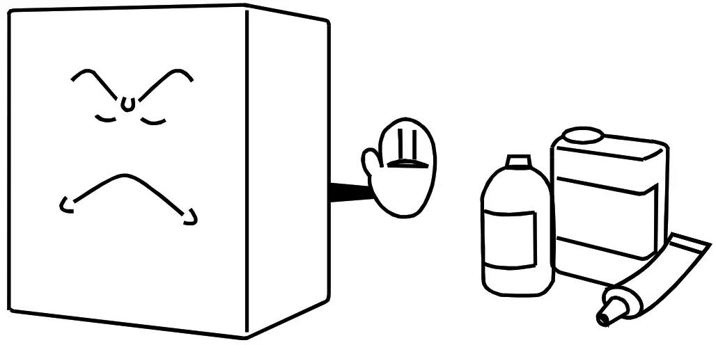 Adexa AX268BVC ShowCase Upright Fridges - Safety Precations 1 3