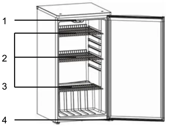 Adexa AX268BVC ShowCase Upright Fridges - sparts
