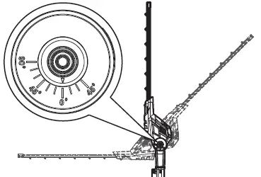 WORX WG252E 20V Cordless Pole Hedge Trimmer 11