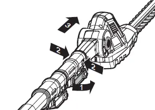 WORX WG252E 20V Cordless Pole Hedge Trimmer 7