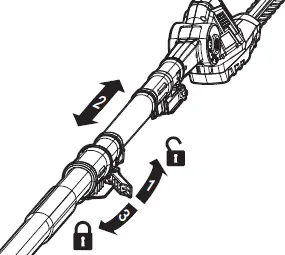 WORX WG252E 20V Cordless Pole Hedge Trimmer 9