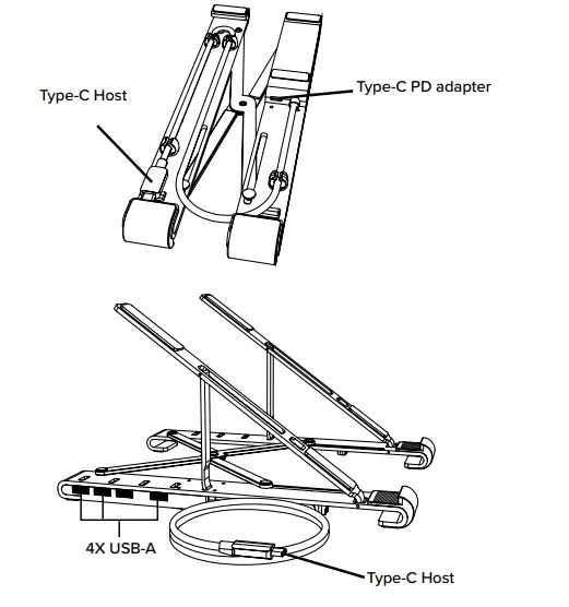 Targus-Portable-Laptop-Stand-Integrated-USB-A-Hub-2