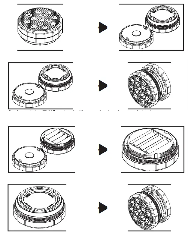 LOFTER 4 Pack Submersible LED Lights FIG (3)..