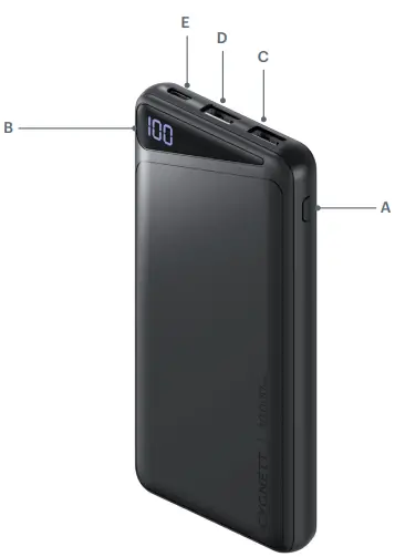 CYGNETT CY3477PBCHE Chargeup Boost 2nd Generation 10K Power Bank-