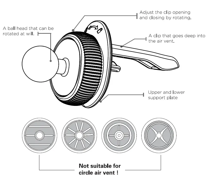 YOLITE MG2S Wireless Car Charger fig (2)..