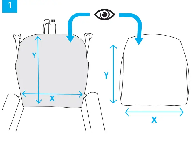 VICAIR Multifunctional O2 Back Wheelchair Back Support Cushion FIG 4