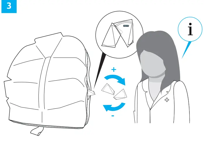 VICAIR Multifunctional O2 Back Wheelchair Back Support Cushion FIG 6