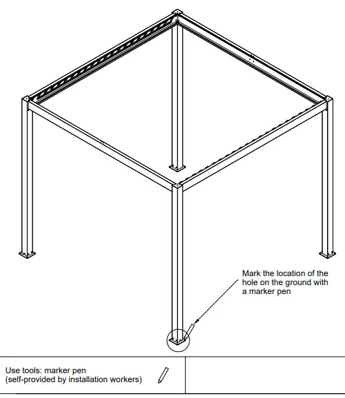 DANCOVER PA153015 Bioclimatic Pergola Gazebo San Pablo - Figure 10