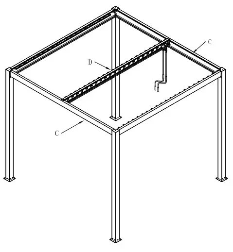 DANCOVER PA153015 Bioclimatic Pergola Gazebo San Pablo - Figure 14