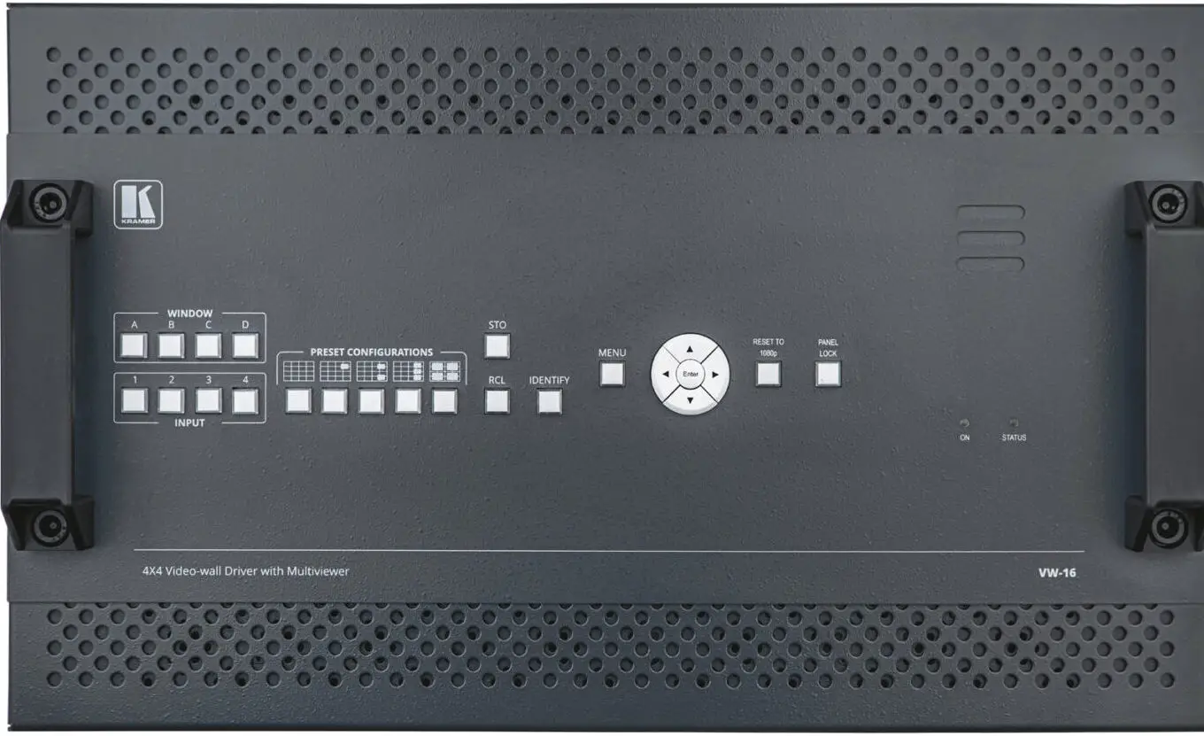 KRAMER VW-16 4x4 Video˚Wall Driver with Multiviewer-fig1