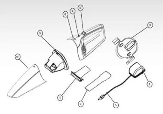 KENT Wet & Dry Rechargeable Vacuum Cleaner - product