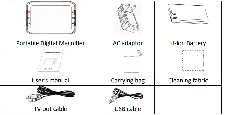 Visee LVM-480 4.3 Digital Magnifier-1