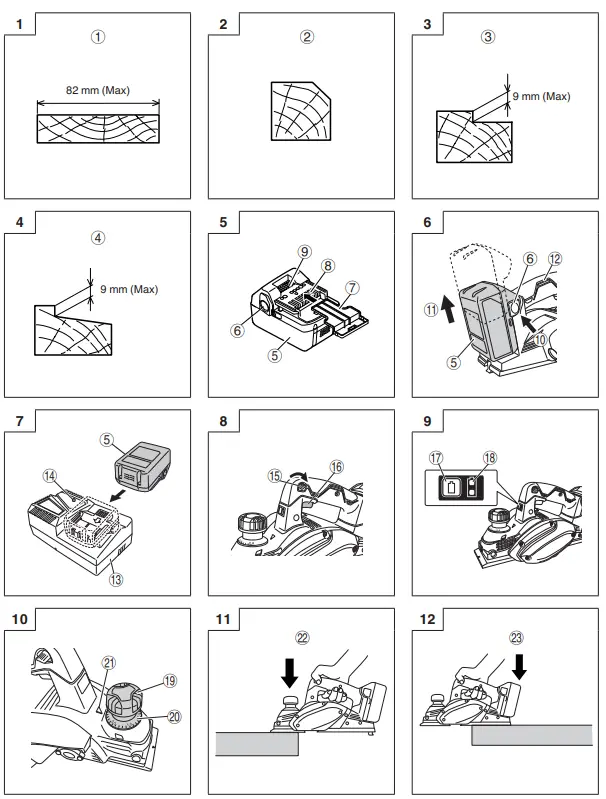HiKOKI-P14DSL-Cordless-Li-ion-Planer-FIG1