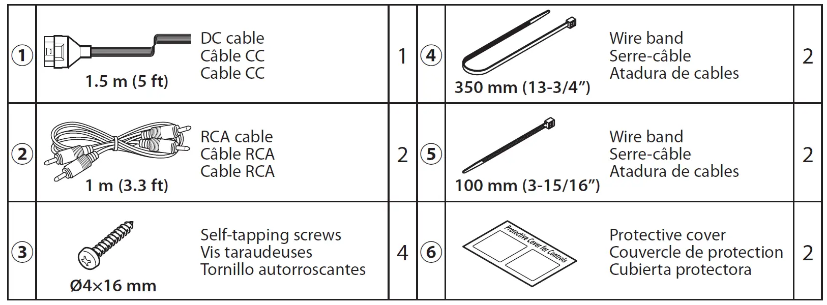 JVC KS-DR1004D Compact 4 Channel Amplifier 1