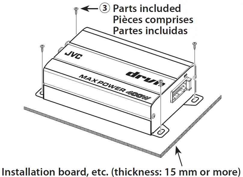 JVC KS-DR1004D Compact 4 Channel Amplifier 5
