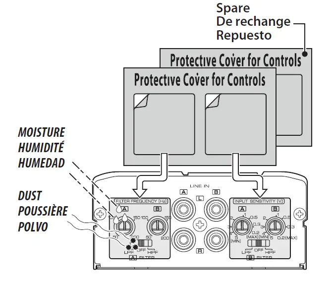 JVC KS-DR1004D Compact 4 Channel Amplifier 7