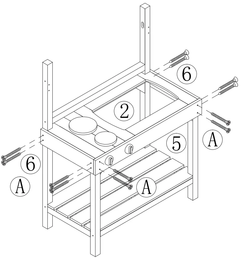 AXI Rosa Sand & Water Play Kitchen Medium - fig 6