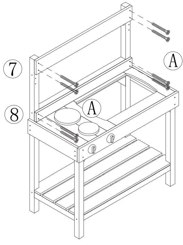 AXI Rosa Sand & Water Play Kitchen Medium - fig 7