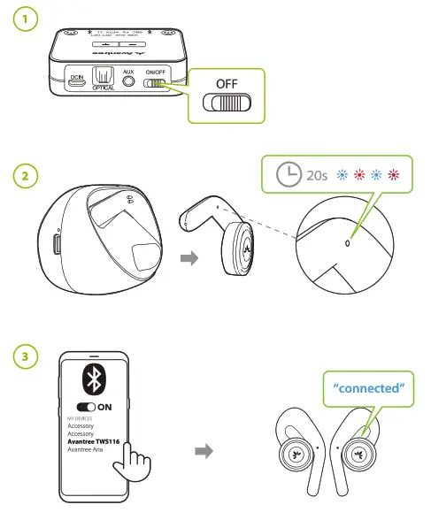 Avantree BTHT-4116 Open-Ear Wireless Headphones - 10