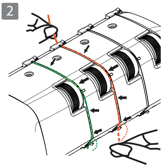 Threading the needles