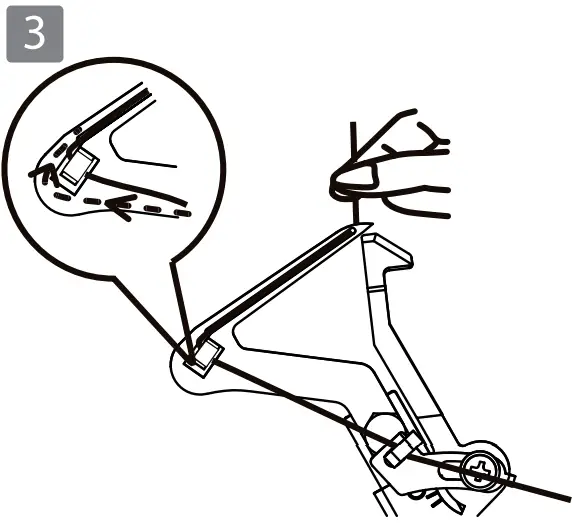 Threading the lower looper