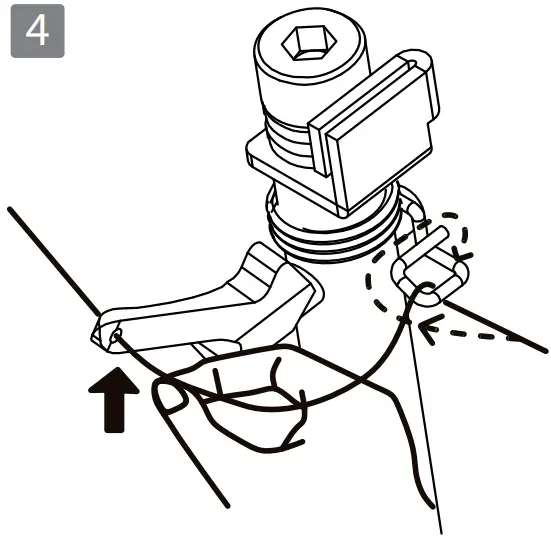 Threading the lower looper