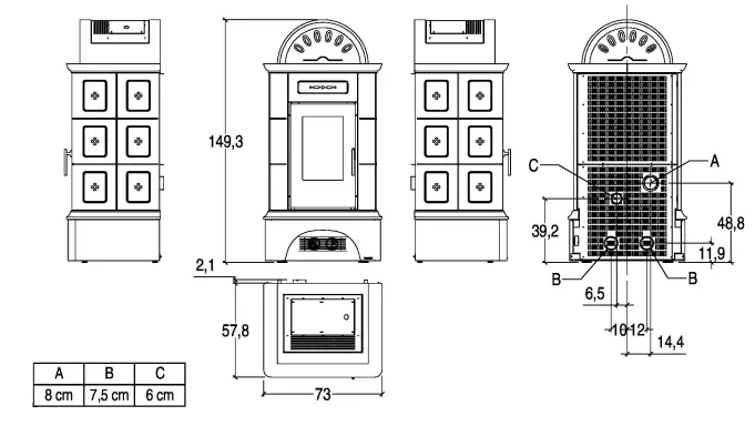 Piazzetta-BRUNCO-Wood-Stove-in-Majolica-Wall-Corner-A-2