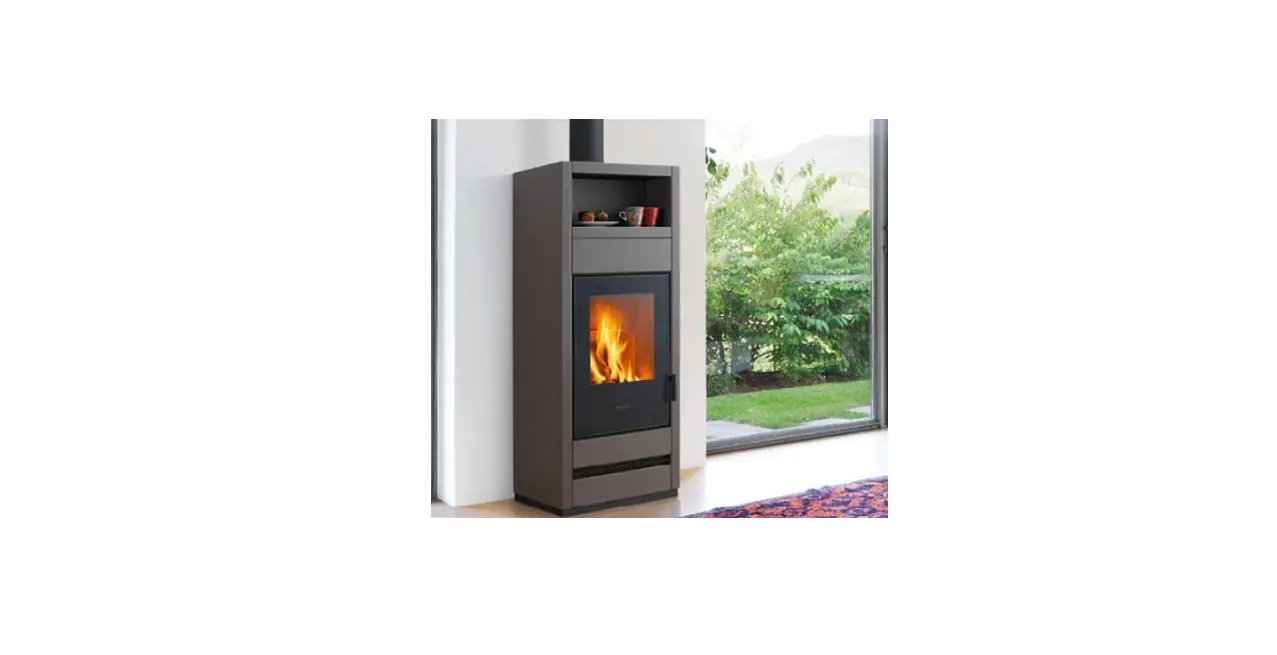 Piazzetta Brunco Wood Stove In Majolica, Wall - Corner A+ User Manual