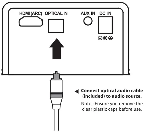Important tips for optical audio