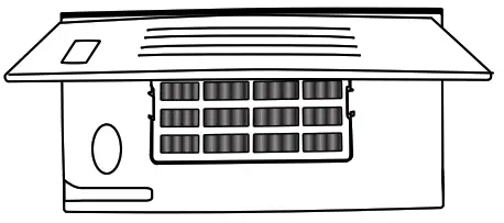 Whirlpool KitchenAid W10706417B side-by-side refrigerator - Snap the filter into place