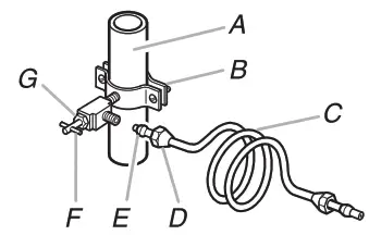 Whirlpool KitchenAid W10706417B side-by-side refrigerator - water pipe