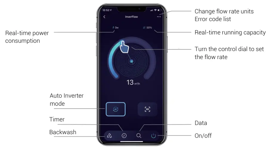 madimack ELITE VS Pool Pump - Inverter mode