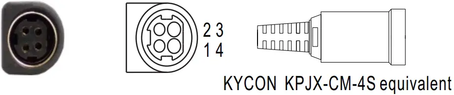 Min. DIN 4 Pin with Lock (female)