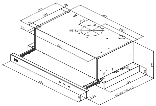beko-HNT62340B-Cooker-Hood-FIG-2