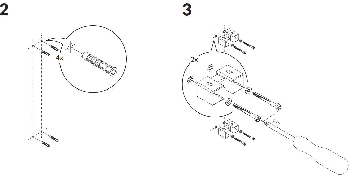 TERMA 2605BTU Mounting Bracket MDP 4x - Fig1
