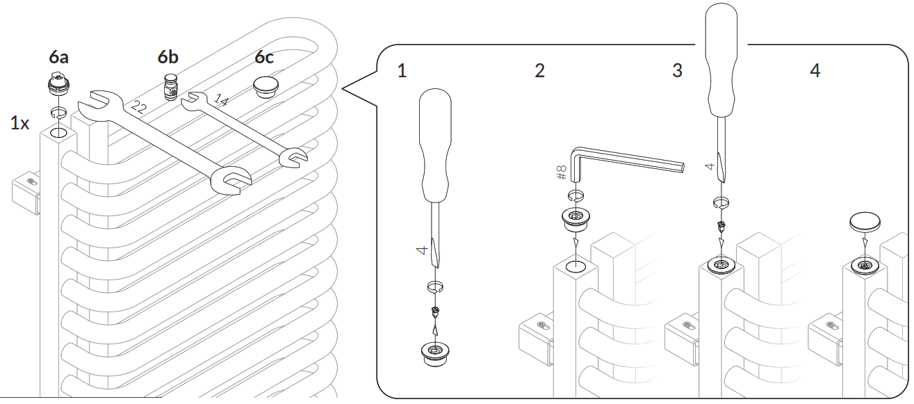 TERMA 2605BTU Mounting Bracket MDP 4x - Fig5