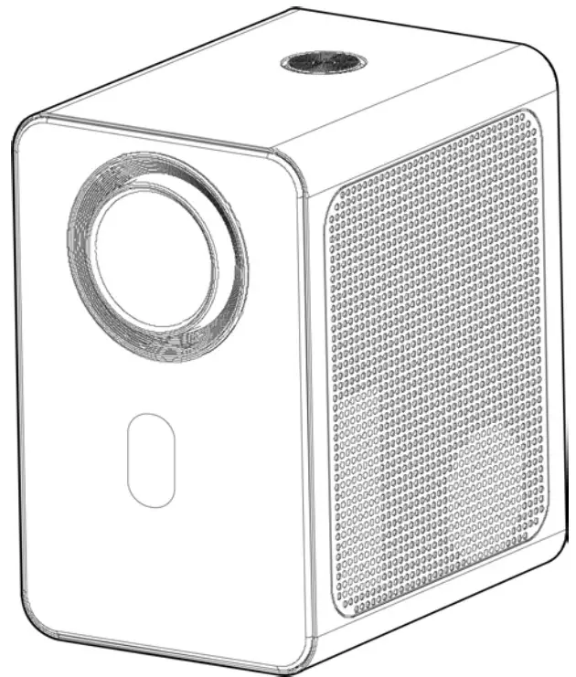 kogan KAM800PRRA 4500 Lumens FHD Wi-Fi Mini Projector