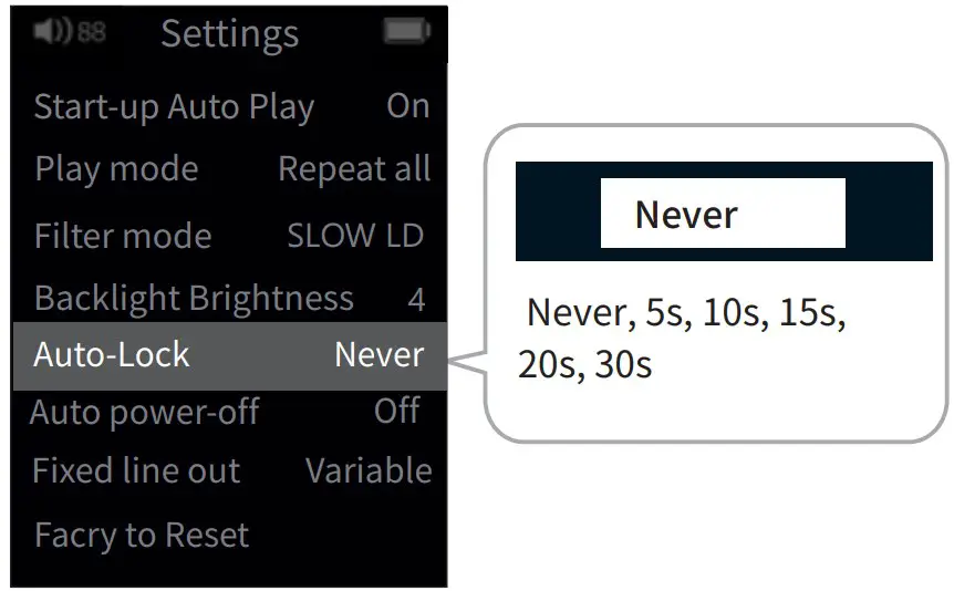 Setting Descriptions