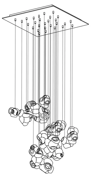 BOCCI 100.28 Hand Blown Glass Pendants