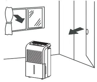 ausclimate WDH-070EBP NWT Supreme All Season 50L Dehumidifier - CAUTIONS 18