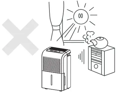 ausclimate WDH-070EBP NWT Supreme All Season 50L Dehumidifier - CAUTIONS 19